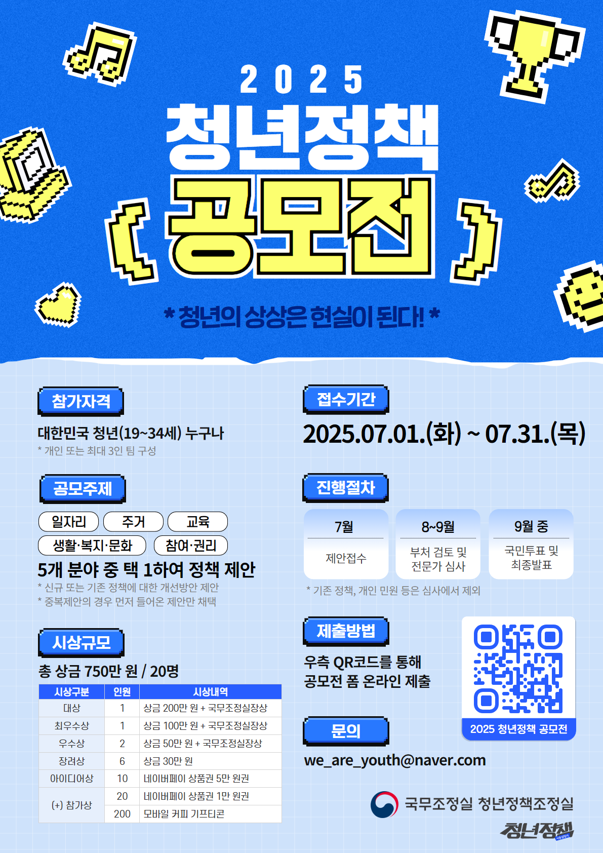 「2025 청년정책 공모전」