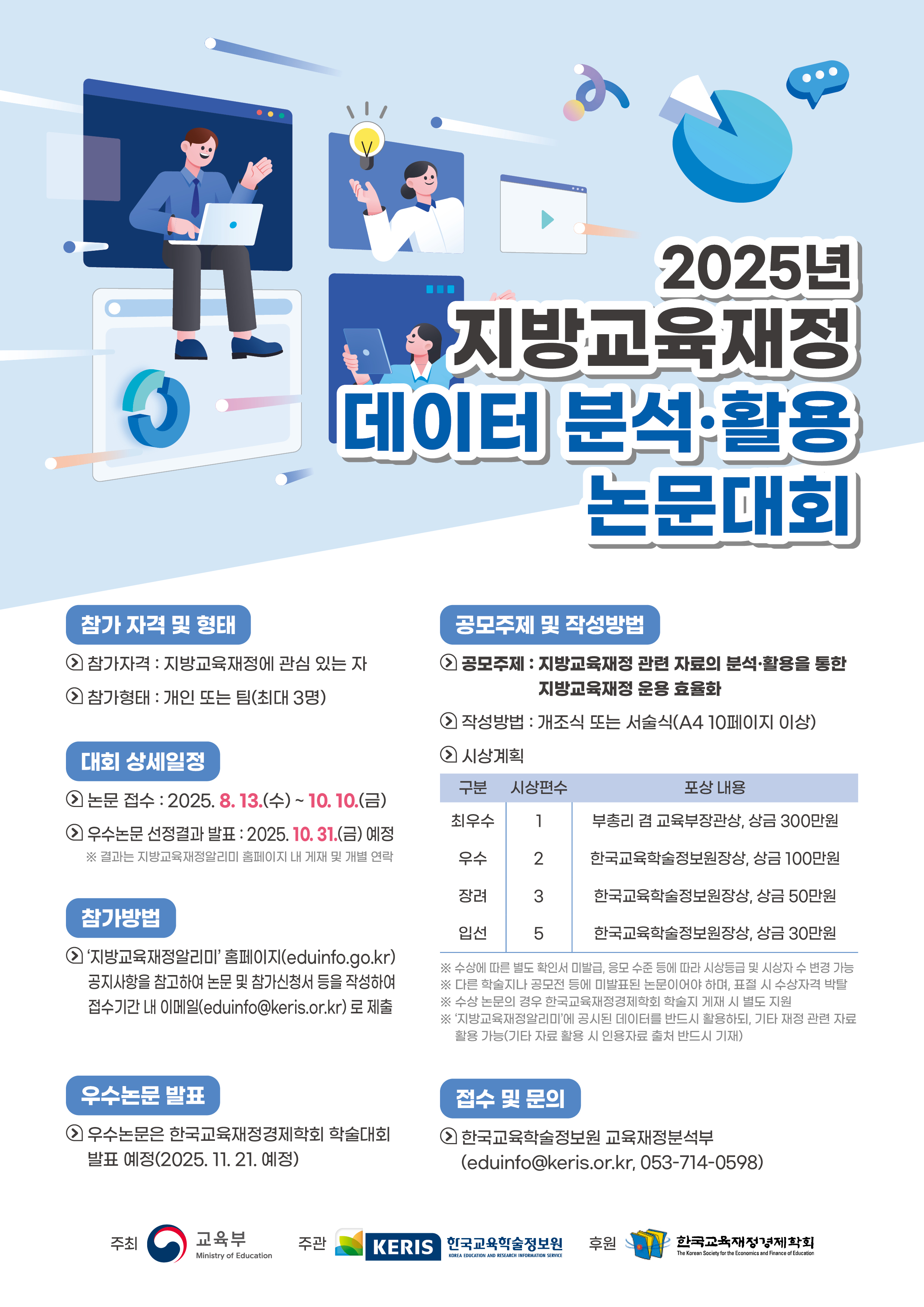 2025년 지방교육재정 데이터 분석·활용 논문 대회