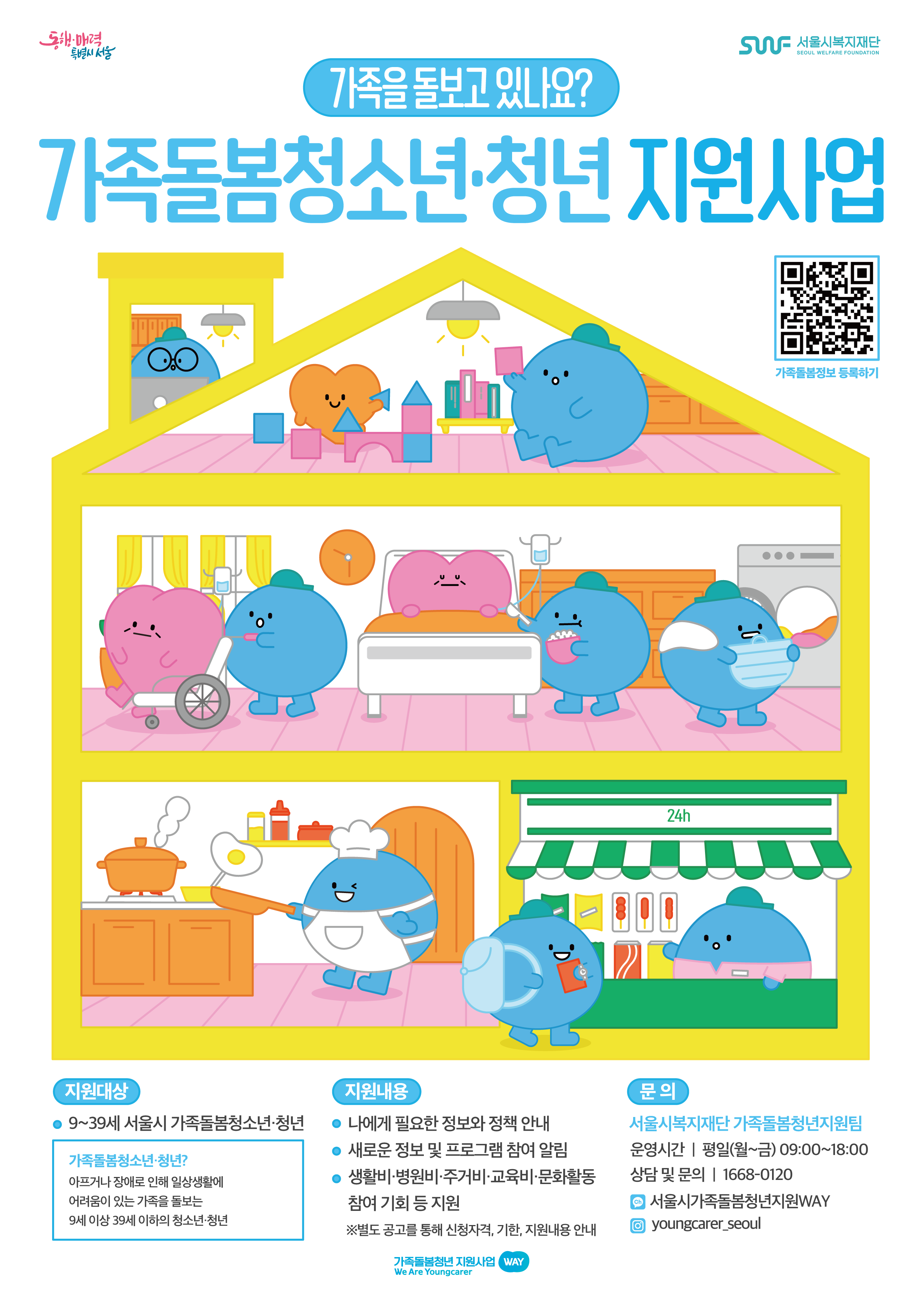 서울시 가족돌봄청소년&middot;청년 자기돌봄비 지원사업 추가모집