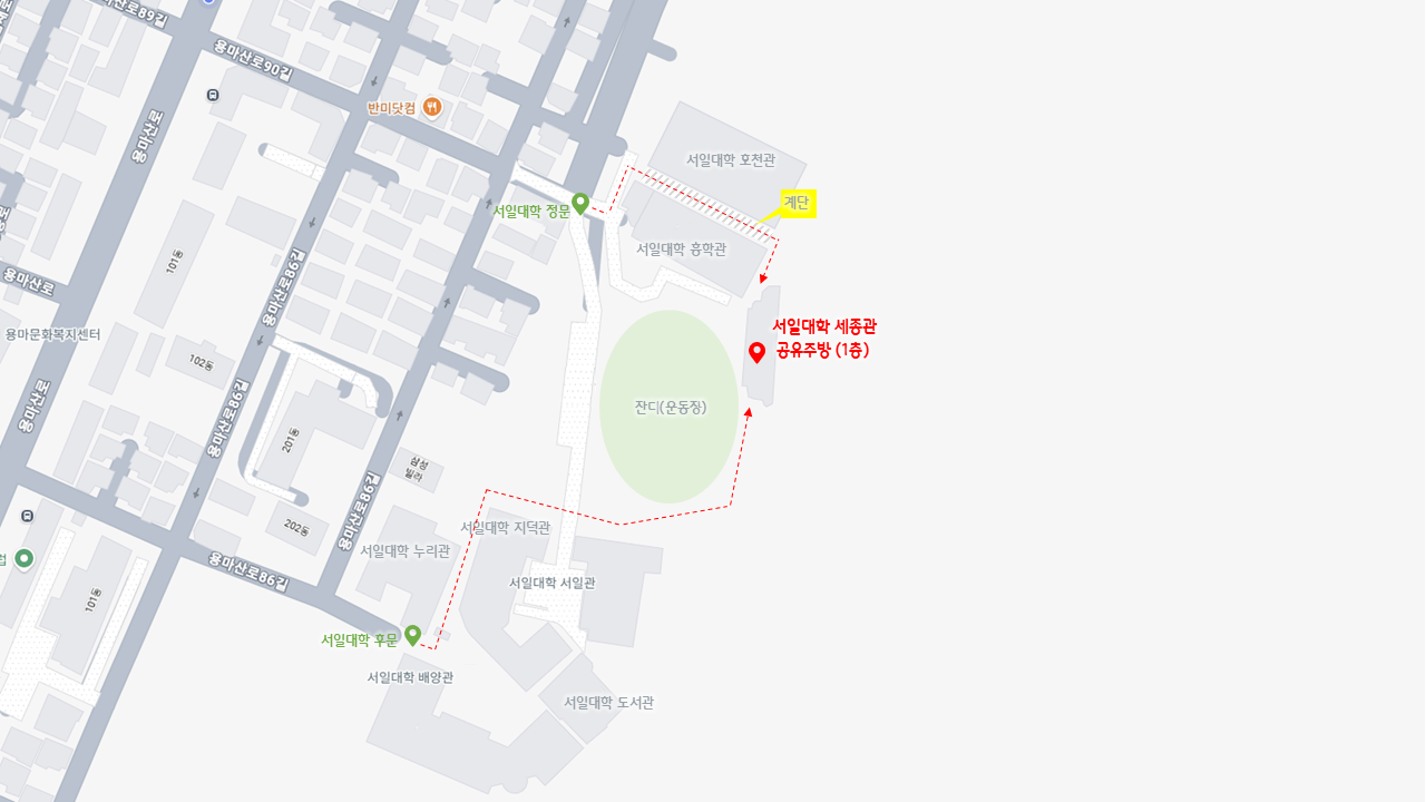공유주방 찾아오는 방법_평면도 공유주방 찾아오는 방법_평면도